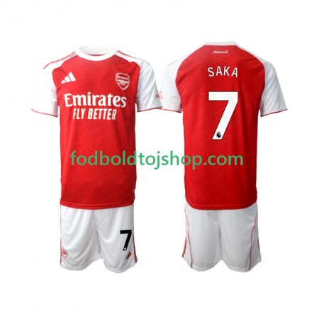 Arsenal Bukayo Saka 7 Børn Hjemme Fodboldsæt 2025-26 S/S (+ Korte bukser)